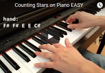 Counting Stars Piano Tutorial