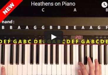 Roblox Piano Sheets Heathens